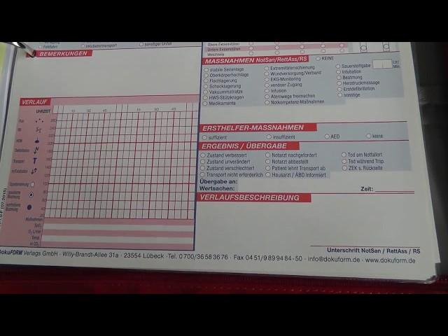 Dokumentation: KTW-(Krankentransportwagen)-Protokoll Vorstellung