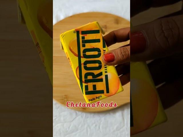 Mango Ice Cream in 1 minute Childhood Memories || Frooti Ice Cream || Maaza Ice Cream #shorts