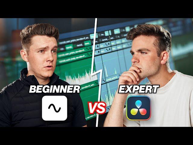 Beginner Podcaster on Riverside VS Pro on DaVinci Resolve // Podcast Editing Battle!