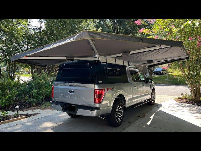 Installing an OVS Nomadic 270 Awning (Batwing awning for truck camper)