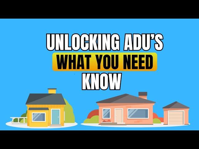 Unlocking ADUs  What You Need to Know #accessorydwellingunit