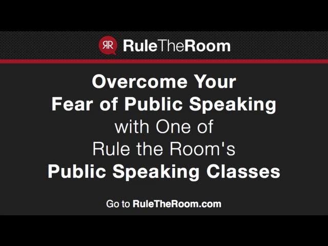 Public Speaking Tips - Tips From a Rule The Room Public Speaking Class