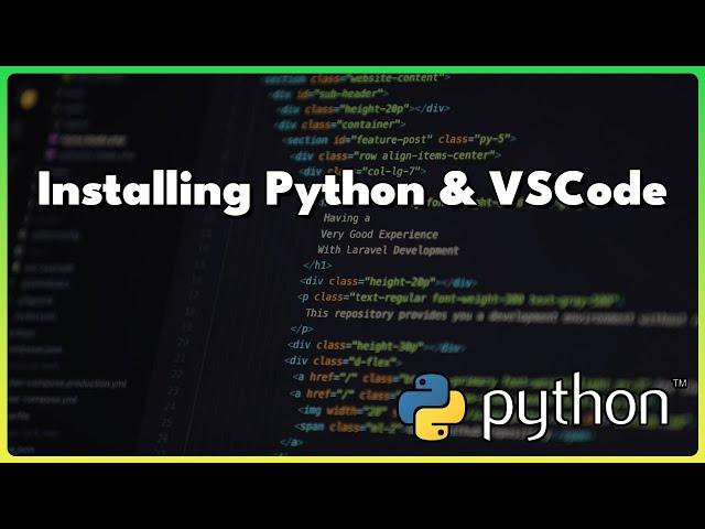 How To Download & Setup Python