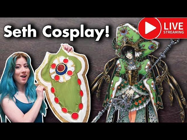 Seth Cosplay- Trinity Blood (Episode 2) Live Crafting Stream