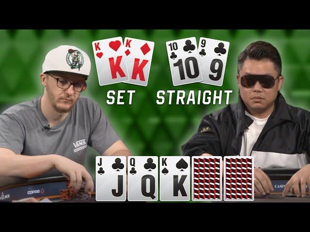 Both players hit DREAM FLOP for a $313,000 pot!