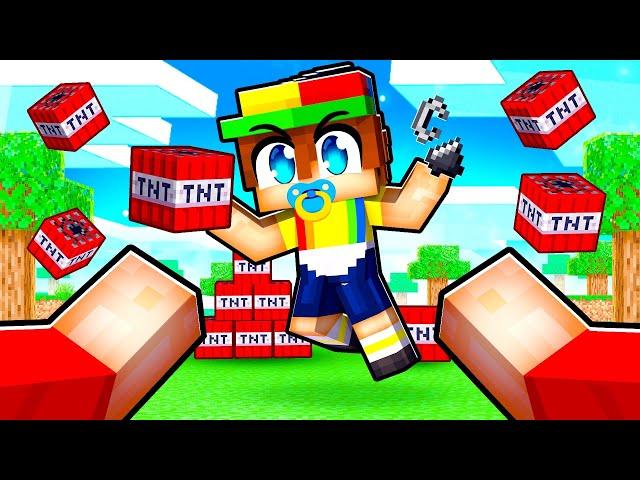 I Taught Baby Johnny How To Play Minecraft! (Bad Idea)