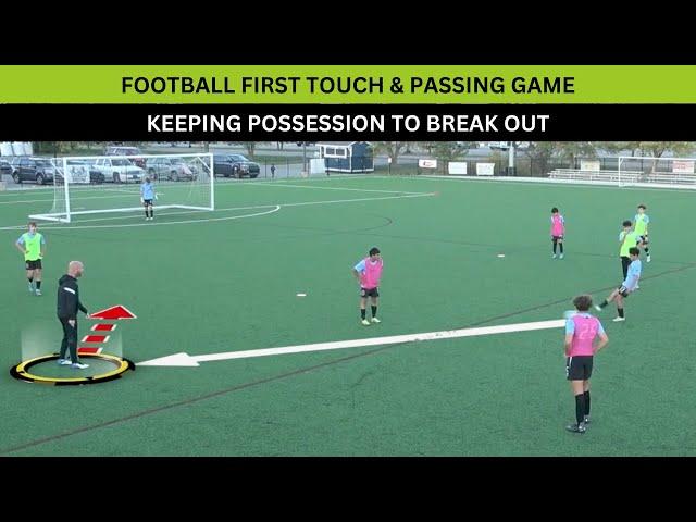 Keeping Possession To Break Out Football Practice