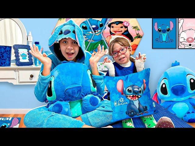 SARAH E ELOAH TRANSFORMAM O SEU QUARTO DO STITCH ! - Sarah de Araújo