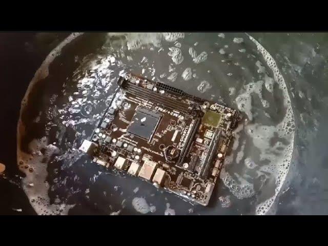 Gigabyte fm2+ MotherBoard Safe to Wash with Water ?| Part 1