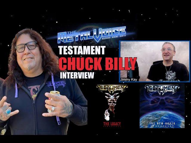 Testament Chuck Billy Interview- New Album Update- THE LEGACY & THE NEW ORDER Remasters & Memories