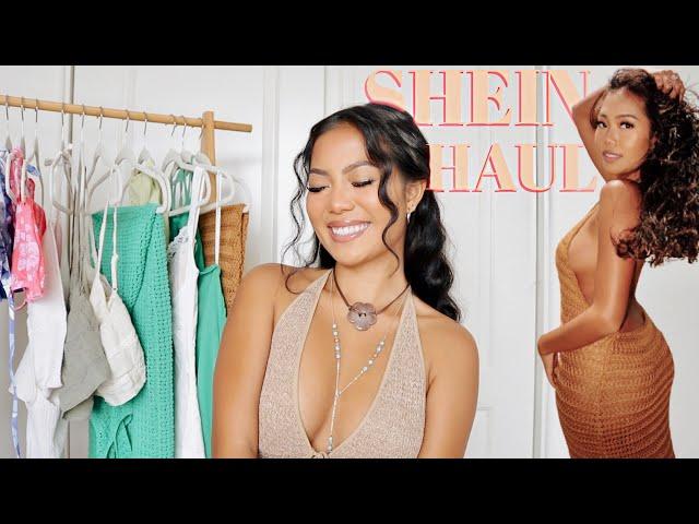 SHEIN TRY ON HAUL | summer & spring dresses, affordable bikinis (with discount code)