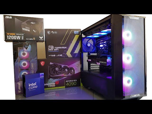 INTEL i9 Core 14900K MSI RTX 4090 Gaming X TRIO PC Toplama