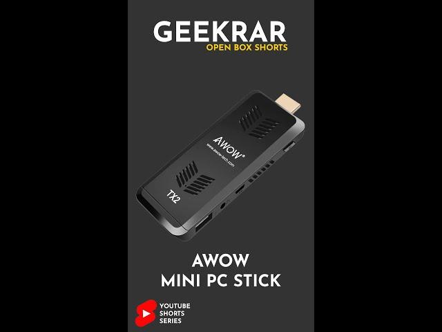 AWOW Mini PC stick | Open Box Video | GeekRar #Shorts