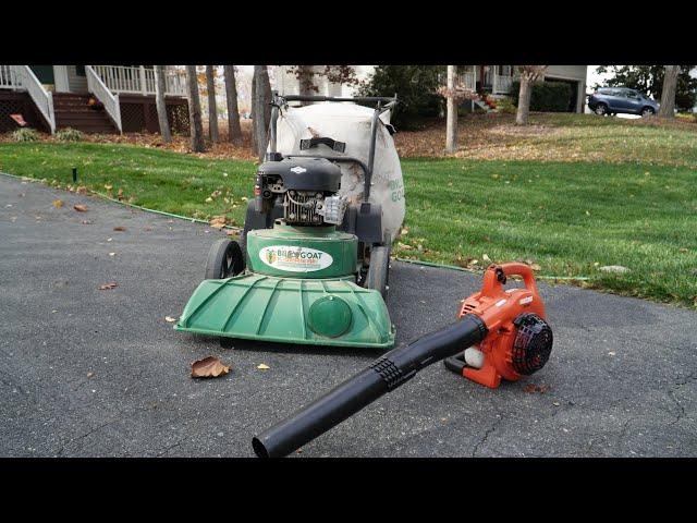 Quick Leaf Clean Up with the Billy Goat Vac