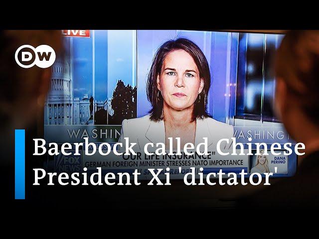 China 'strongly dissatified' with Baerbock remarks | DW News