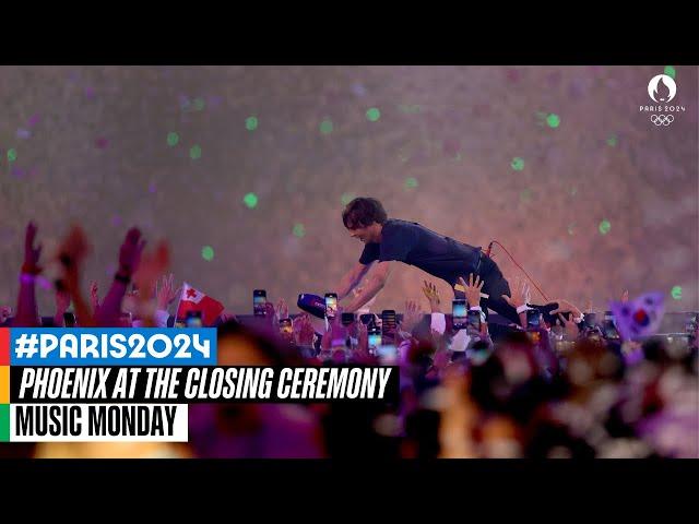 Phoenix at the #Paris2024 Closing Ceremony  | Music Monday