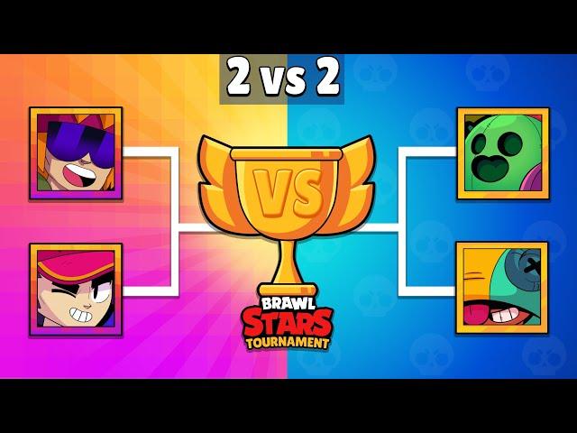 DUO CHROMATIC vs DUO LEGENDARY | BUSTER + FANG vs SPIKE + LEON | BRAWL STARS