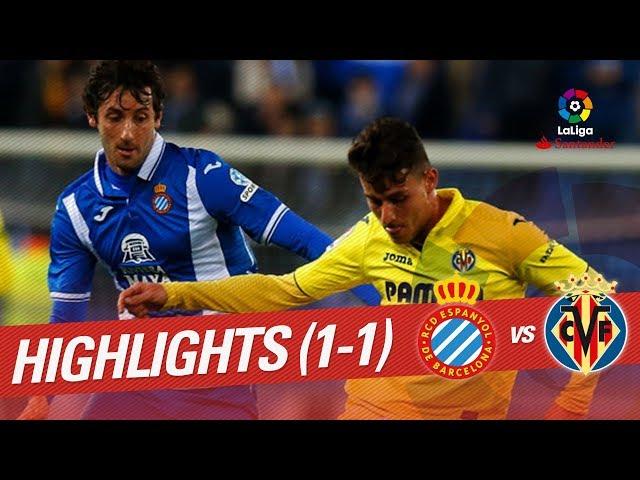 Highlights RCD Espanyol vs Villarreal CF (1-1)