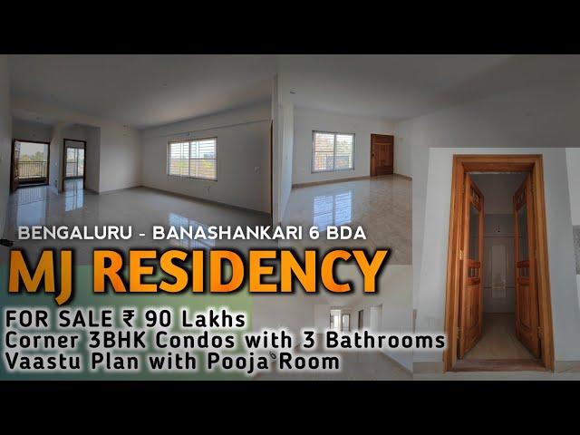 MJ Residency | BSK6 BDA 3BHK New Condos For Sale ₹90 Lakhs