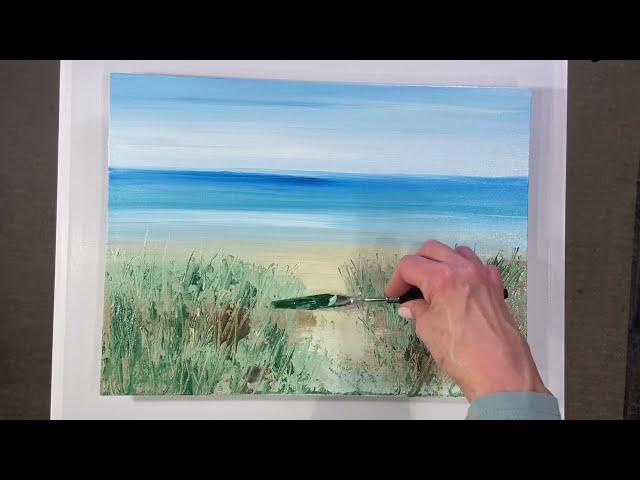 Cornish Grasses Seascape Coastal Art