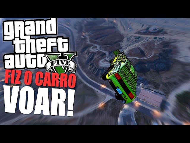 Esse carro VOA e você não SABIA no Gta 5 Online Momentos Engraçados