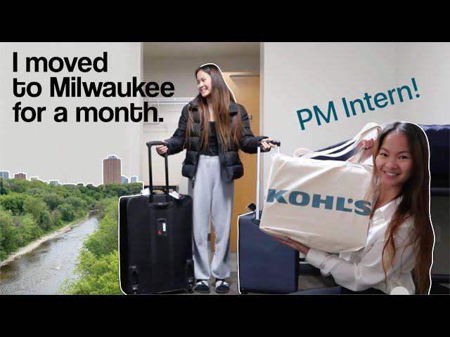 Move-in + First Day as a Product Management Intern at Kohl's in Milwaukee, Wisconsin