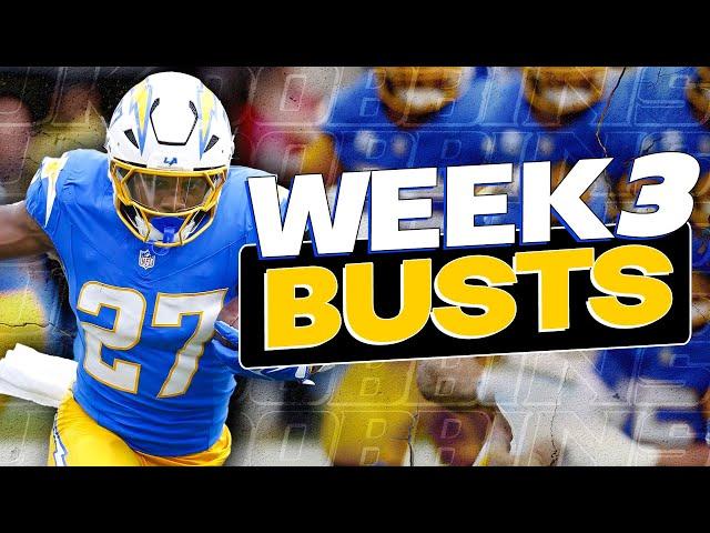 5 Players that will LOSE YOU your Match-Up in Week 3! (sit 'em)