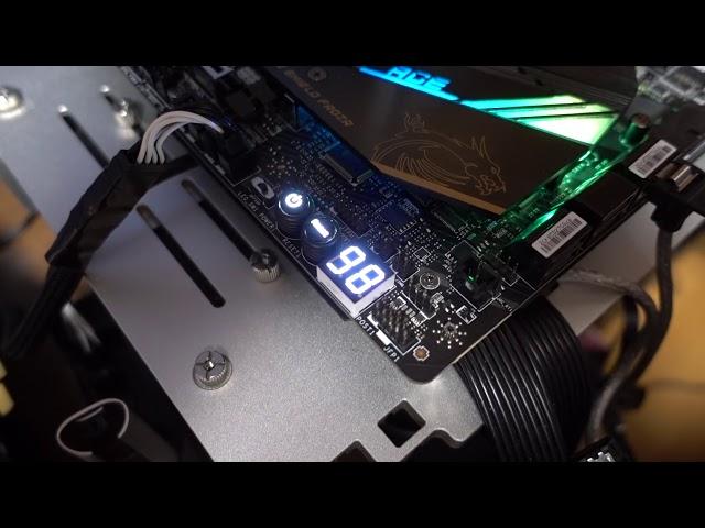 MSI MEG Z490 ACE　起動時間（BIOS：100）