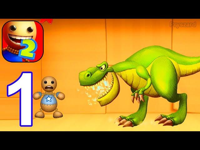 Kick the Buddy 2: Second Kick - Gameplay Walkthrough Part 1 Buddy VS tRex,Military Laser,Tank,Aliens