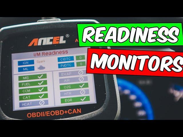 OBD2 scanner READINESS monitors explained | I/M Readiness