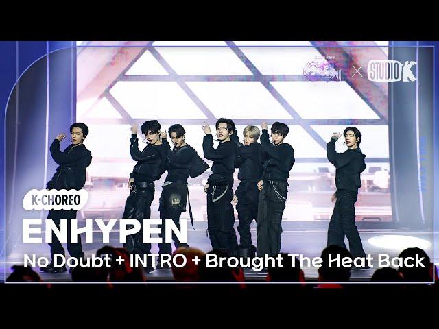 [K-Choreo 8K]엔하이픈 직캠 No Doubt+INTRO+Brought The Heat Back(ENHYPEN Choreography)@가요대축제글로벌페스티벌 241220