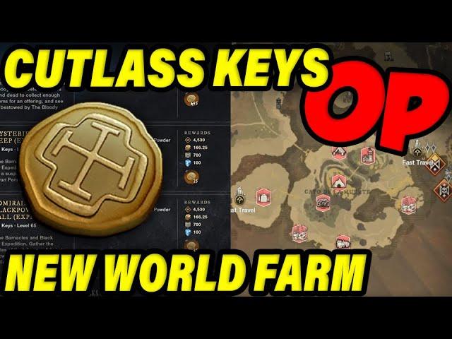 DO ALL THE QUESTS IN CUTLASS KEYS IMMEDIATELY! Mystic Doubloon Farm New World Aeternum