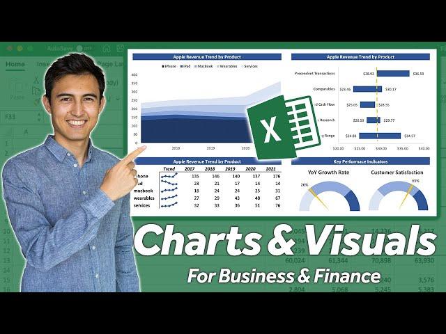 AWESOME Excel Charts & Visuals | For Business & Finance Professionals