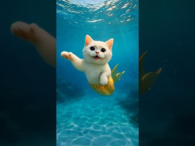 Capybara Doctor Saves Mermaid Cat from Radiation!