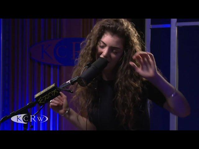 Lorde performing "Royals" Live on KCRW