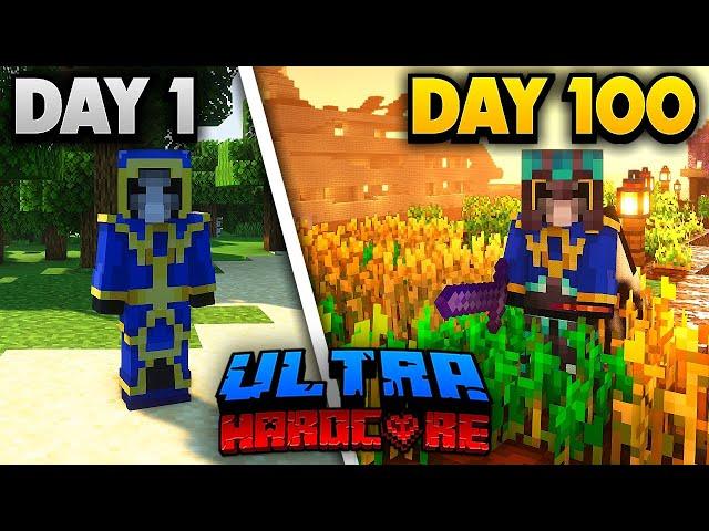 I Survived 100 Days in 1.20 Minecraft Ultra Hardcore..