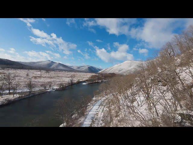 4K UltraHD, поездка на рыбалку в село Заветное Приморский край