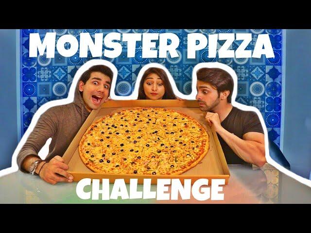 MONSTER PIZZA Challenge | Rimorav Vlogs