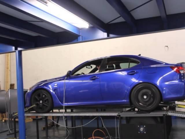 Lexus IS-F 5Liter V8 Dynorun MPS-Engineering Custom Exhaust