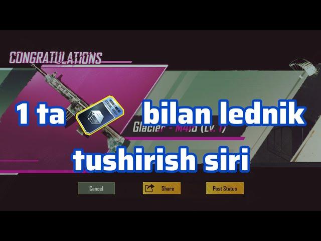 M416 lednik tushirish siri  100% ishlaydimi?  | M416 glacier opencase