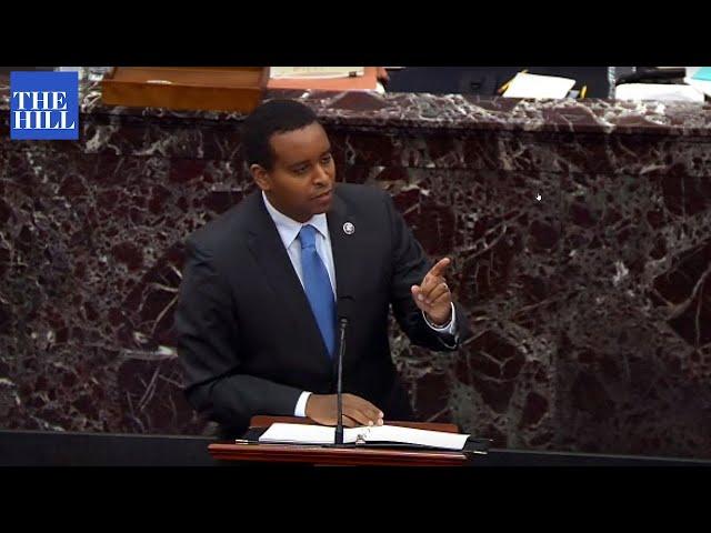 WATCH: Rep. Joe Neguse makes powerful case against former President Trump