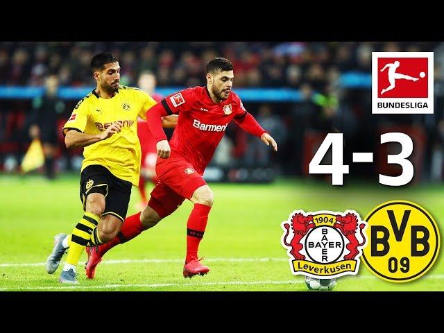 Leverkusen vs. Borussia Dortmund I 4-3 I Can's Debut Wonder Goal & Bayer's Great Comeback