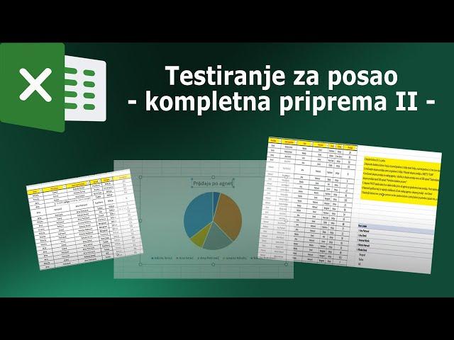 Excel testiranje za posao  - CONDITIONAL FORMATTING, VLOOKUP, IFEROR....