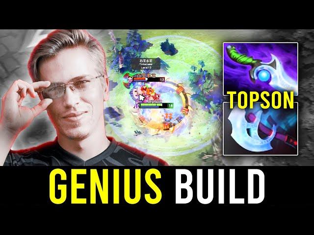 This is why TOPSON is 100% GENIUS in DOTA.. - Last Picked & Build Counter!