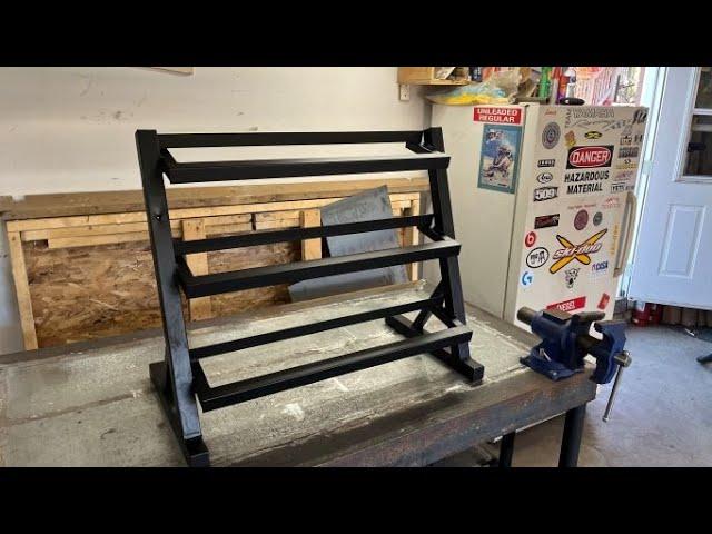Homemade Dumbbell Rack