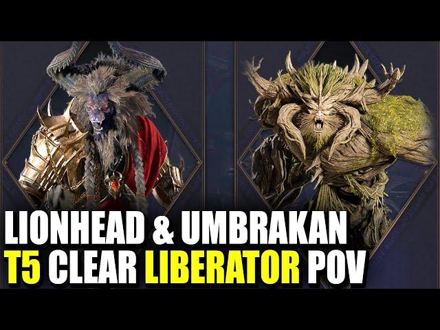 Lionhead & Umbrakan Tier 5 Clear - Liberator (Bow/Staff) PoV | Throne and Liberty Solo Dungeon