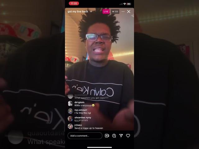 Cayo Banks playing Unreleased on IG Live  2/18/24