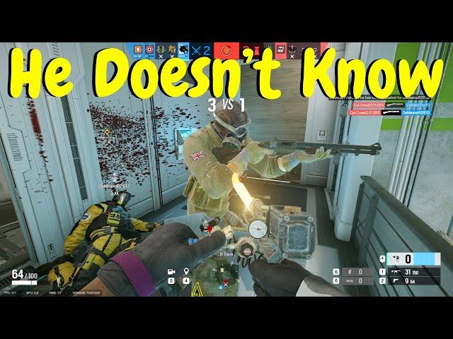 Burning the Enemy in Rainbow Six Siege