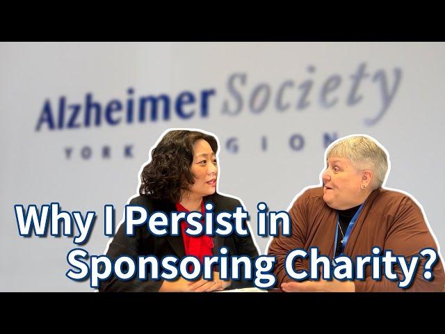 Talk to the Alzheimer Society of Canada: Why I Sponsor Charity as a Realtor?