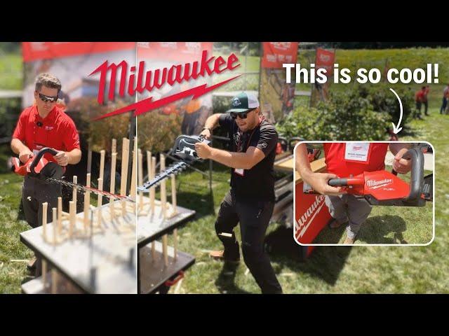 Trying out the NEW Milwaukee M18 Hedge Trimmer